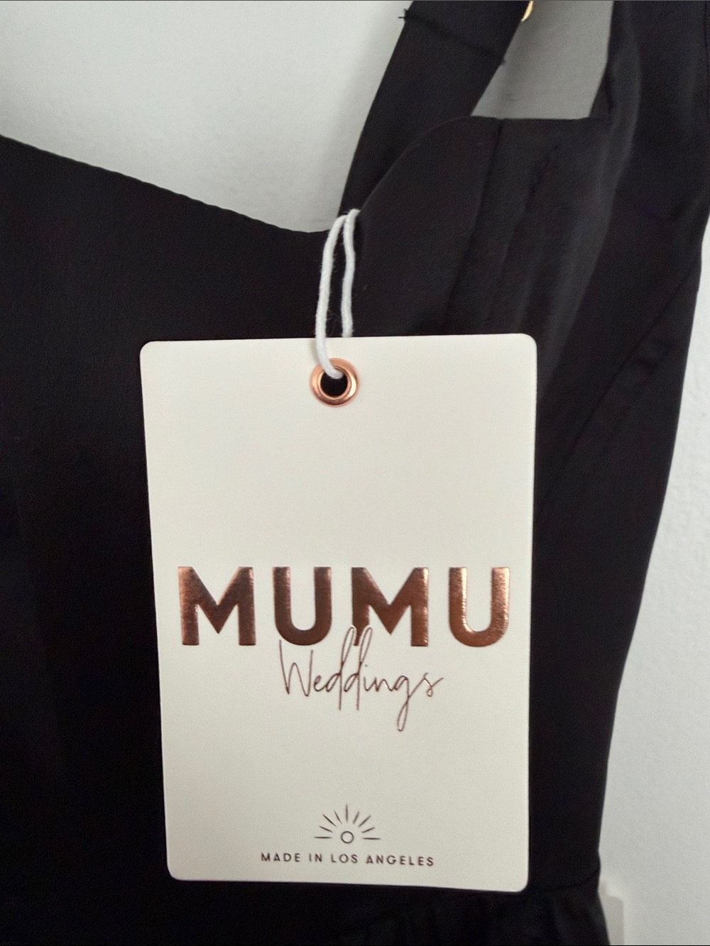 Show Me Your MuMu Black Satin Square-Neck Maxi Dress - Picture 6 of 8